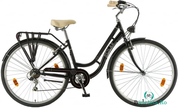 Bicicleta Oras Polar Grazia Retro 6s - 28 inch, M, Negru