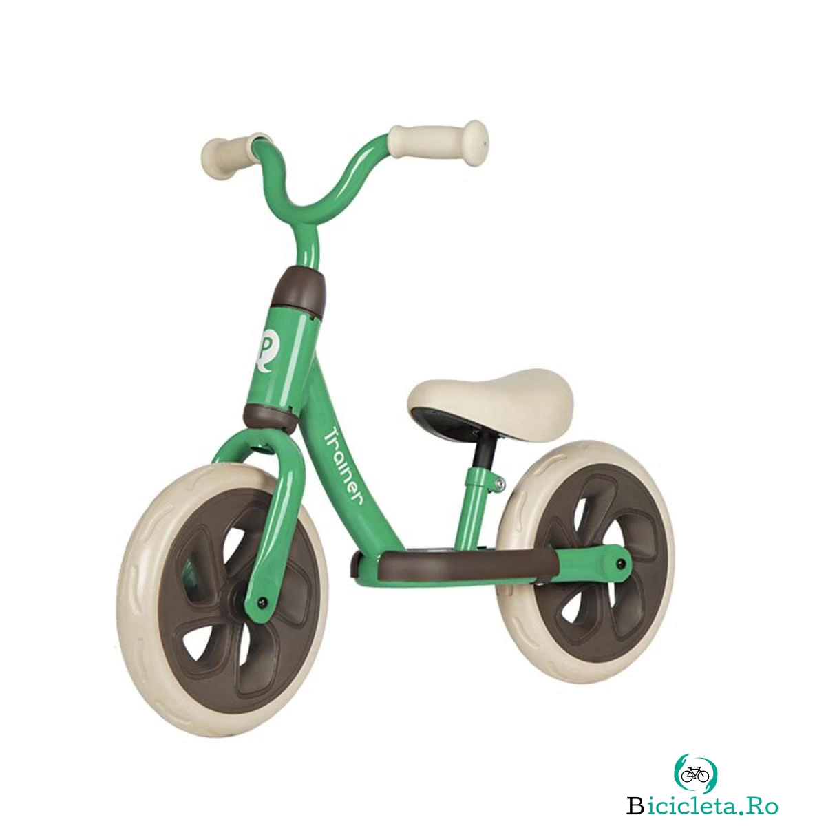 Bicicleta fara pedale, Qplay Trainer, Verde la 249.99 lei ron