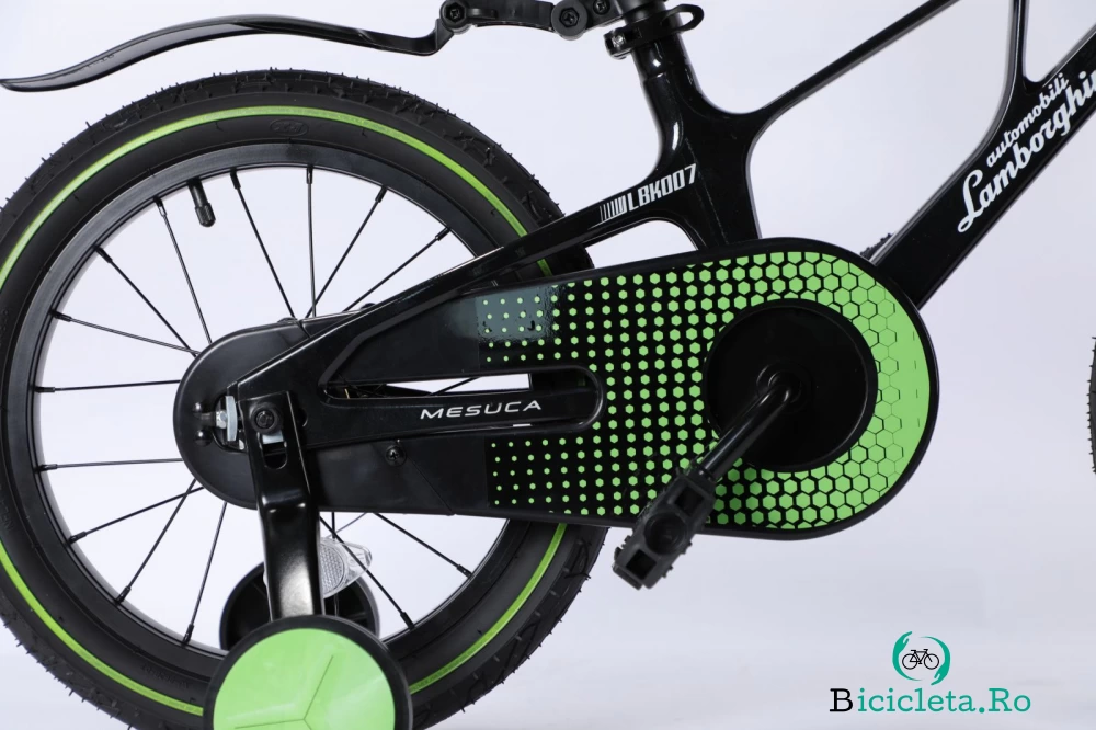 Bicicleta Lamborghini 14 inch cadru magneziu neagra la 1,971.00 lei ron