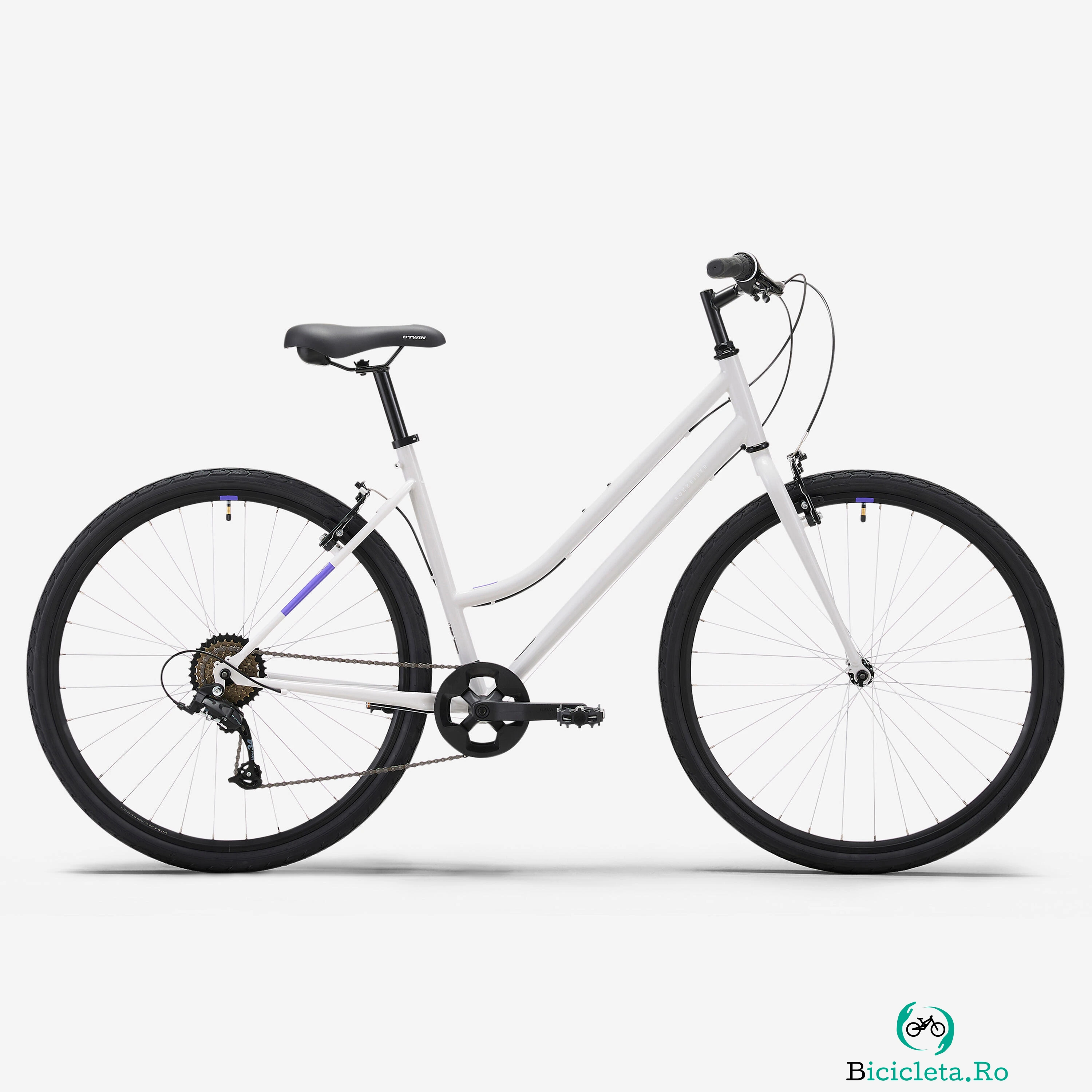 Bicicletă polivalentă cadru jos EXPL 50 Gri