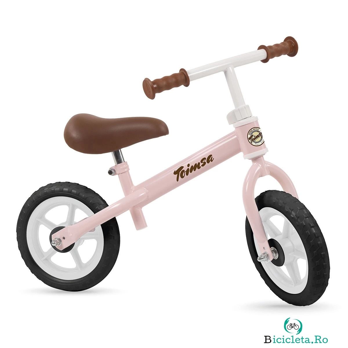Bicicleta fara pedale, Toimsa, Vintage, 10 inch, Roz la 249.99 lei ron