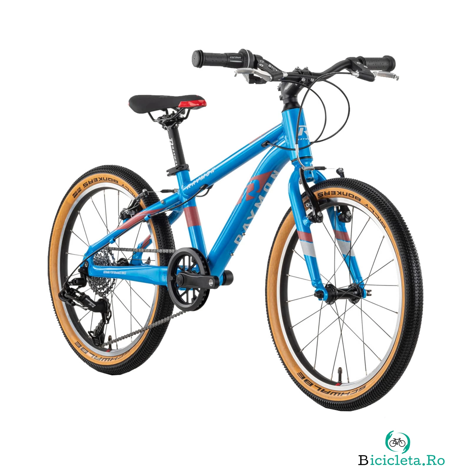 Bicicleta Copii Raymon TwoRay 3.0 - 20 Inch, 270 mm, Albastru la 1,986.00 lei ron