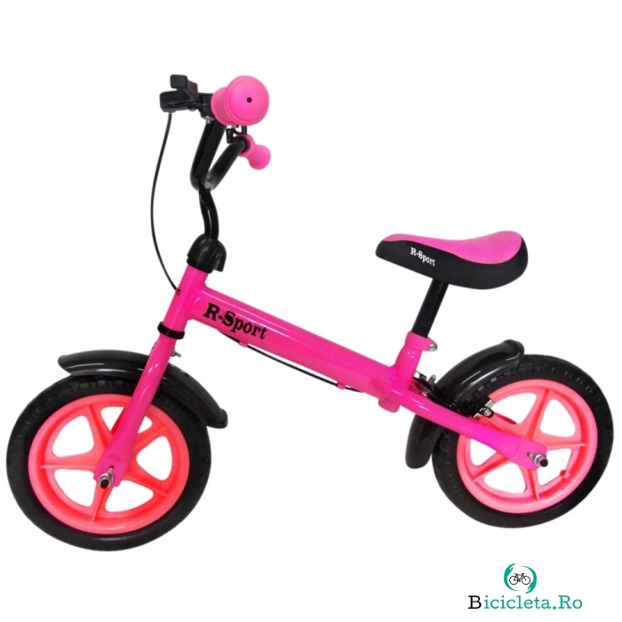 Bicicleta fara pedale R-Sport R9 roz