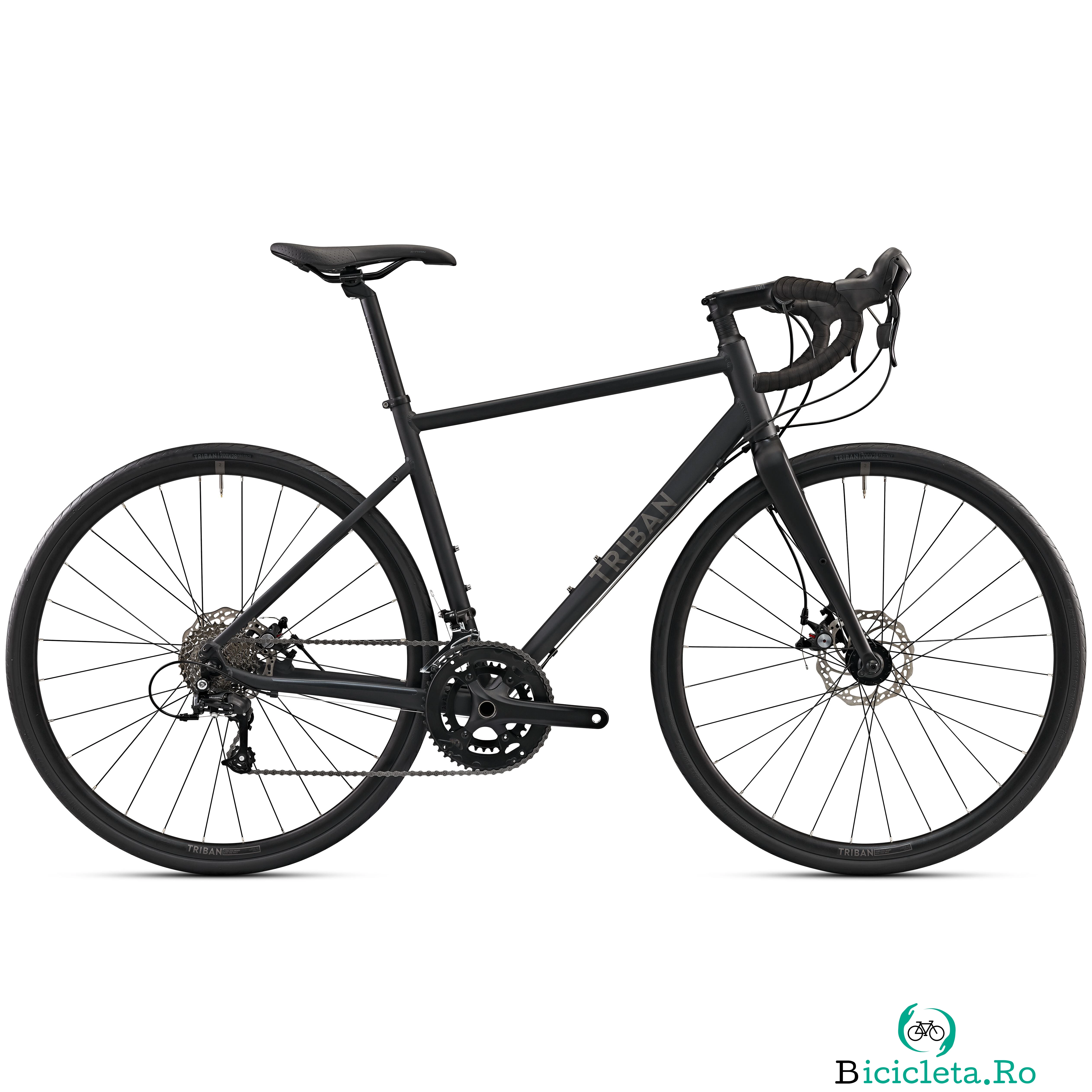 BICICLETĂ CICLISM ȘOSEA CICLOTURISM RC500 MICROSHIFT 9V GRI la 3,589.99 lei ron