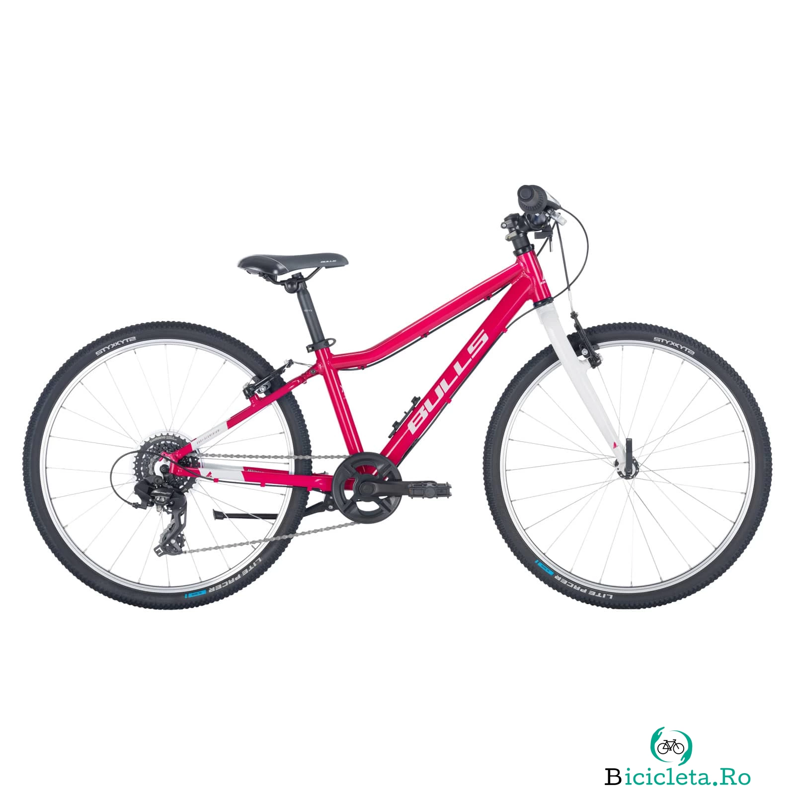 Bicicleta Copii Bulls Tokee Lite 24 - 24 Inch, XS, Rosu