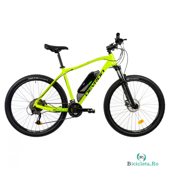 Bicicleta Electrica Devron Riddle M1.7 - 27.5 Inch, L, Verde Neon