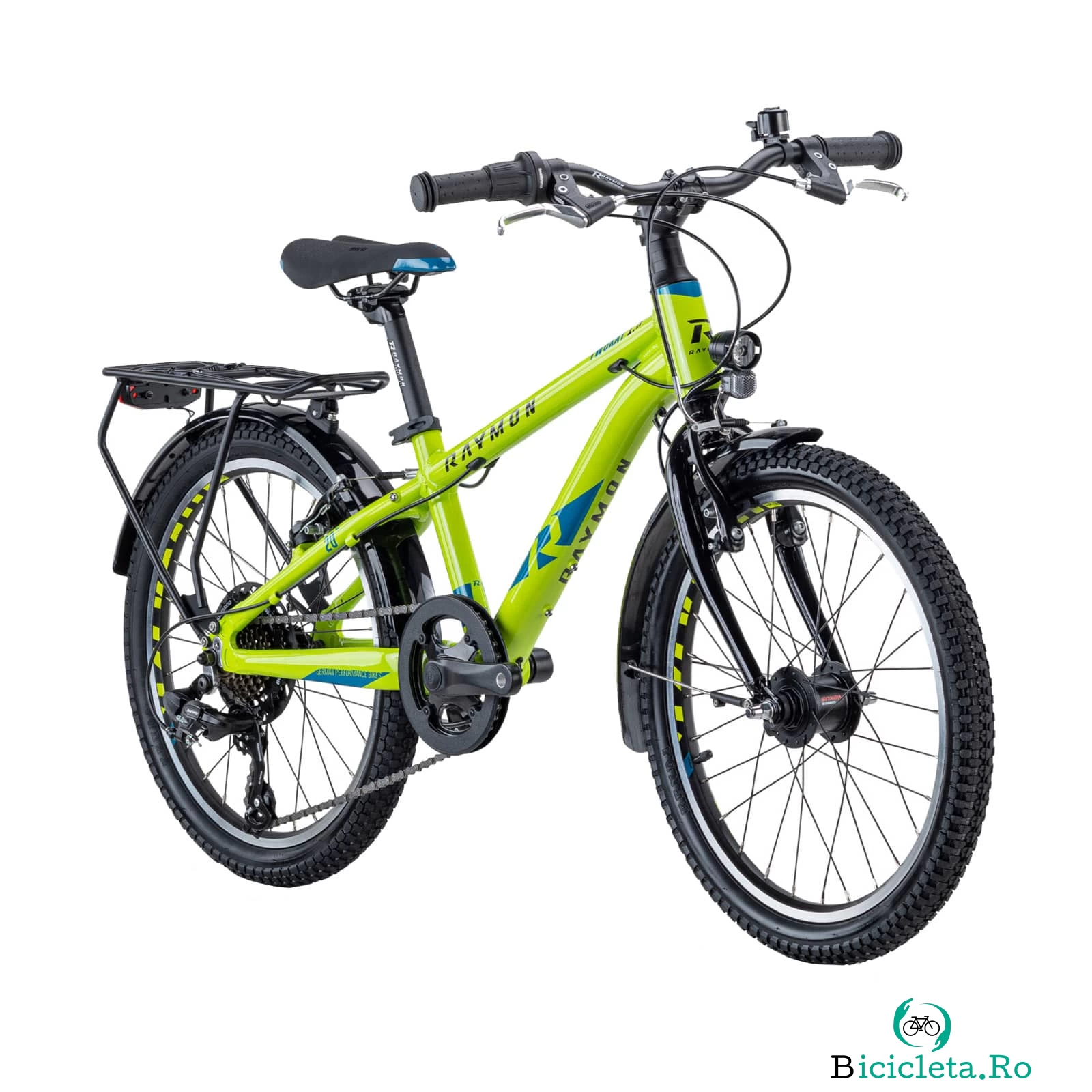Bicicleta Copii Raymon TwoRay 1.5 Street - 20 Inch, 270 mm, Verde - Tourney la 1,820.00 lei ron