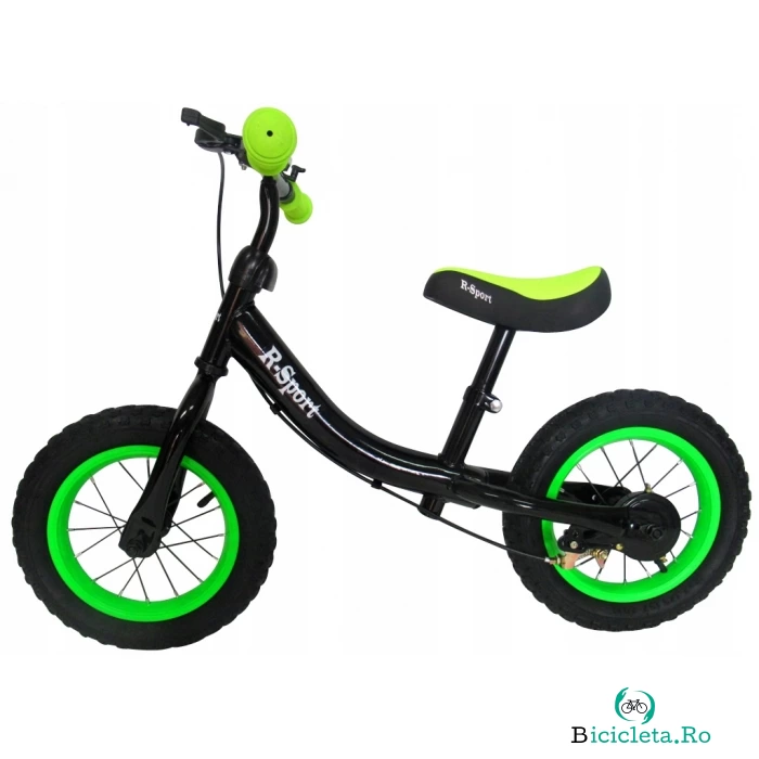 Bicicleta fara pedale R-Sport R3 verde-negru